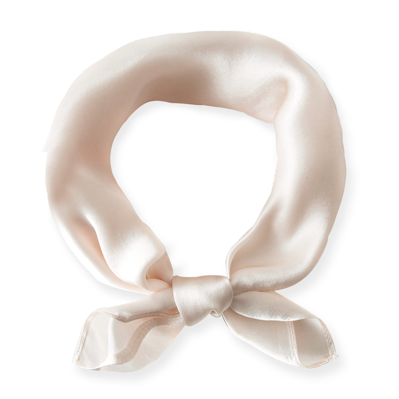 champange silk scarf